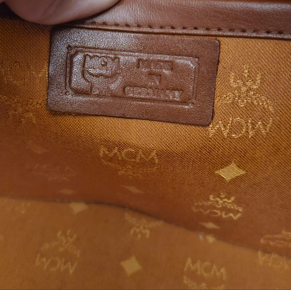 MCM Vintage Made In Germany Visetos Boston Bag - Picture 7 of 7